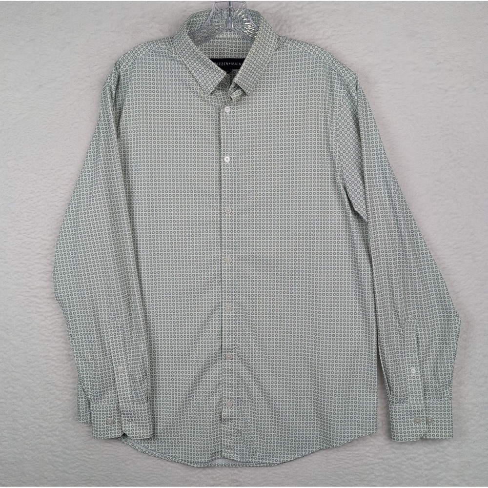 Mizzen Main Leeward Monaco‎ Long Sleeve Button Down Shirt Men's Size M Classic